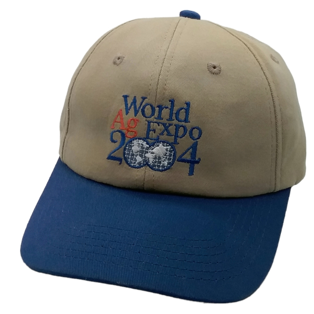 World Ag Expo Cap Hat Adult 2004 Tulare California Strap Back